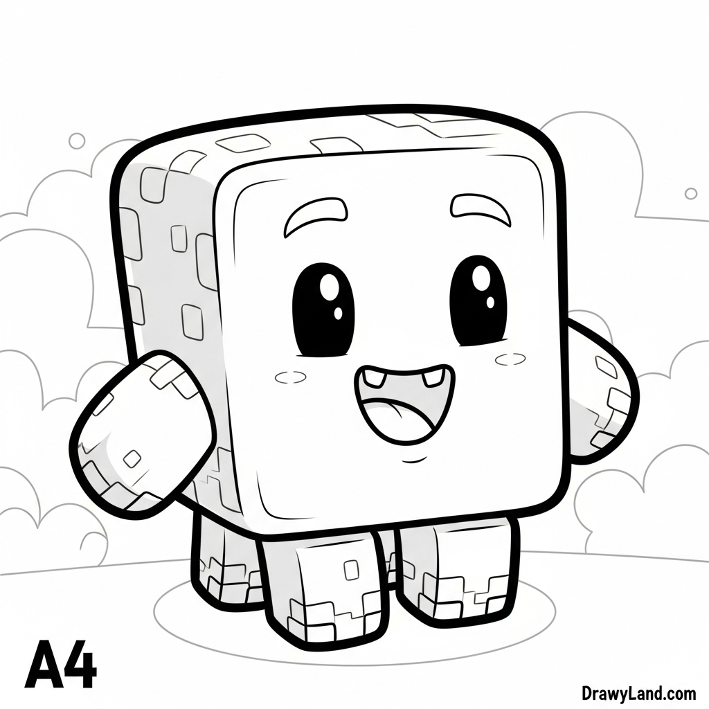 Free Printable Minecraft Coloring Pages for Kids A collection of printable coloring pages for Minecraft characters and mobs