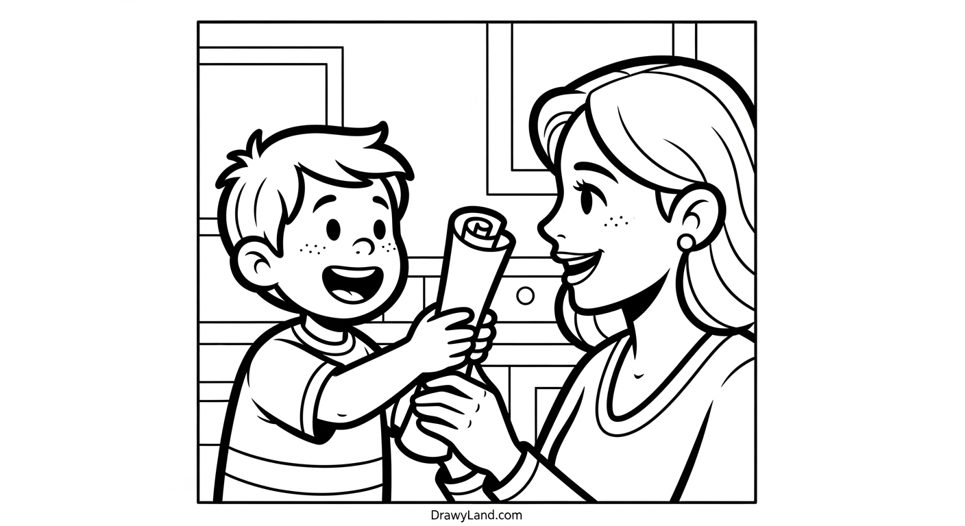 Free Printable Coloring Pages for Mother's Day #1 mom coloring pages for Mother's Day gift
