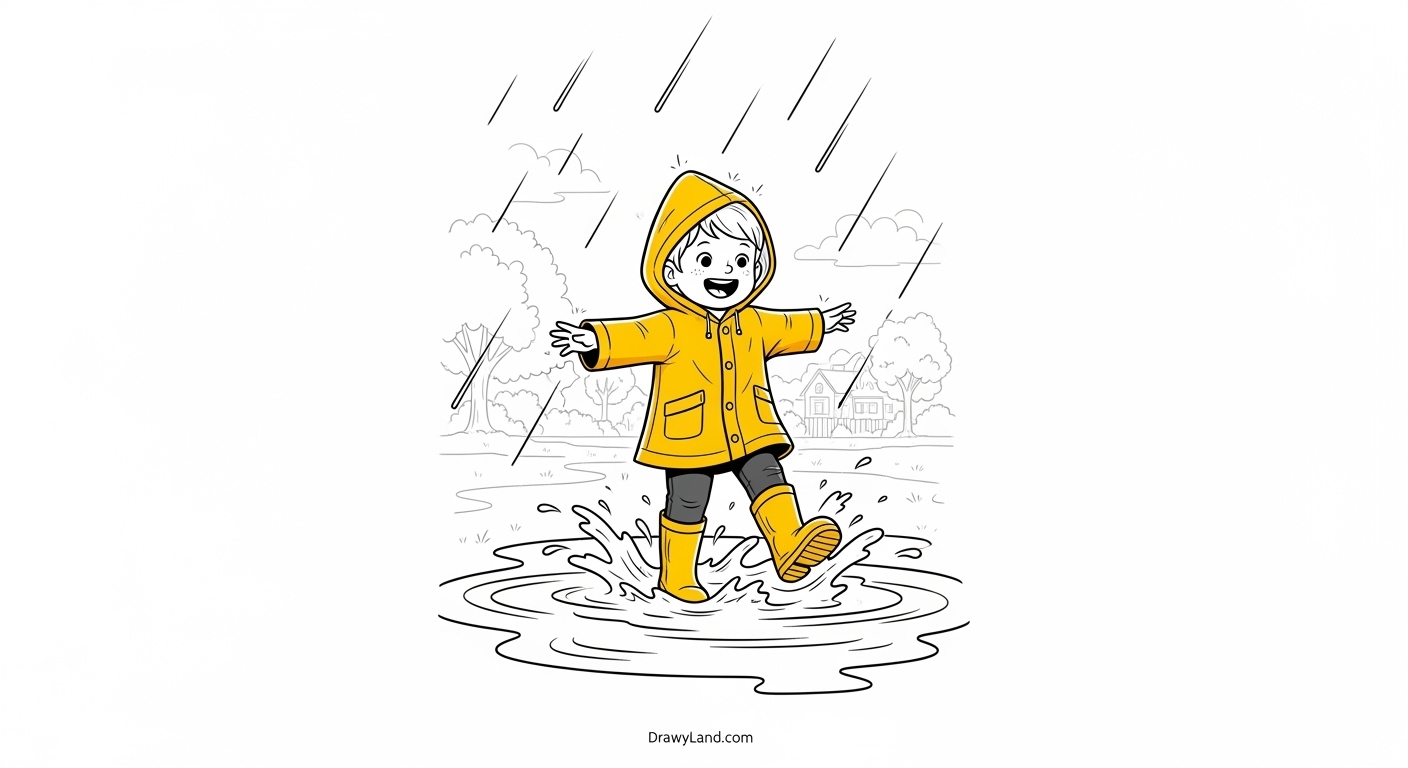 Free Printable Coloring Pages for Weather easy coloring page for weather with a happy smiling sun
