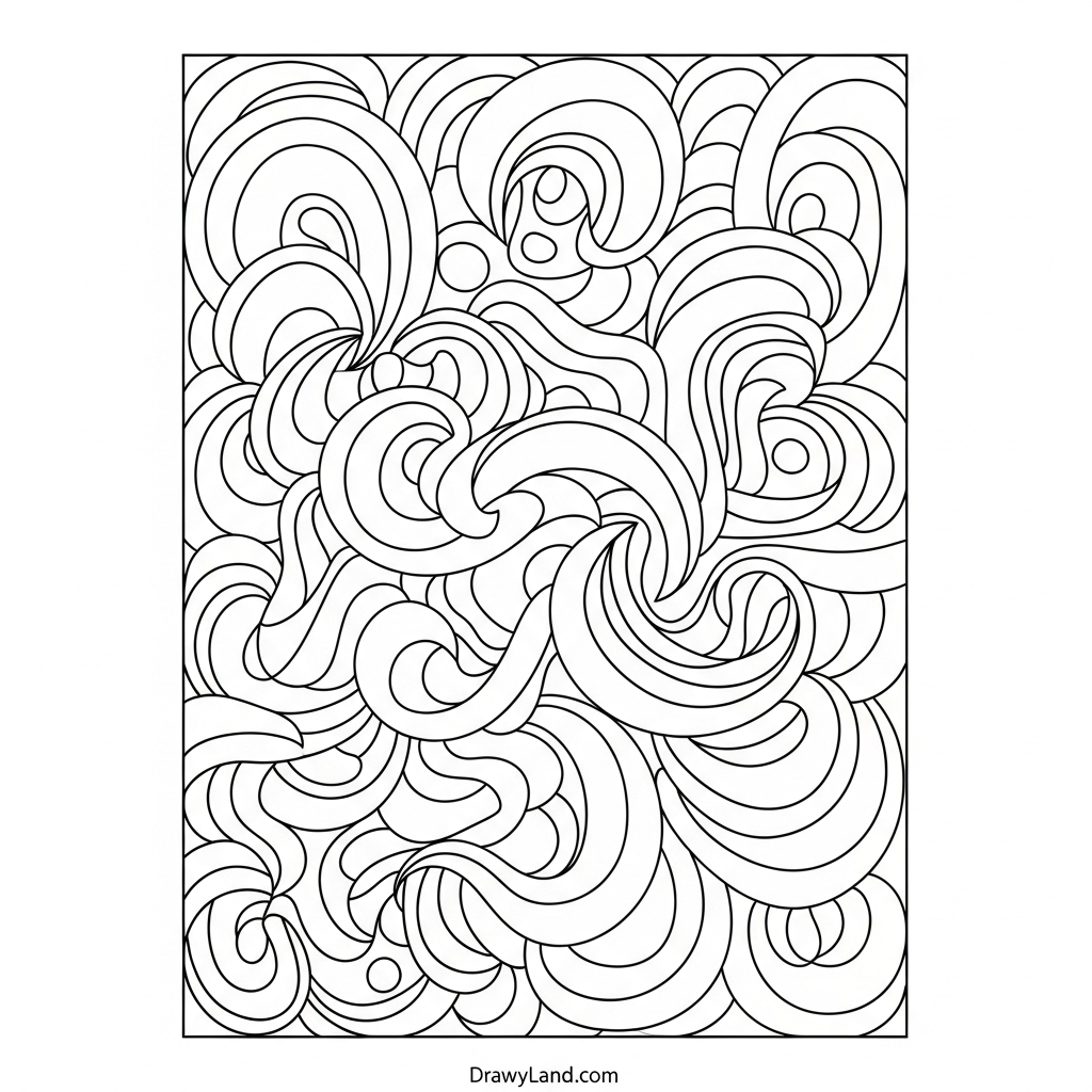 urban art mural design coloring page