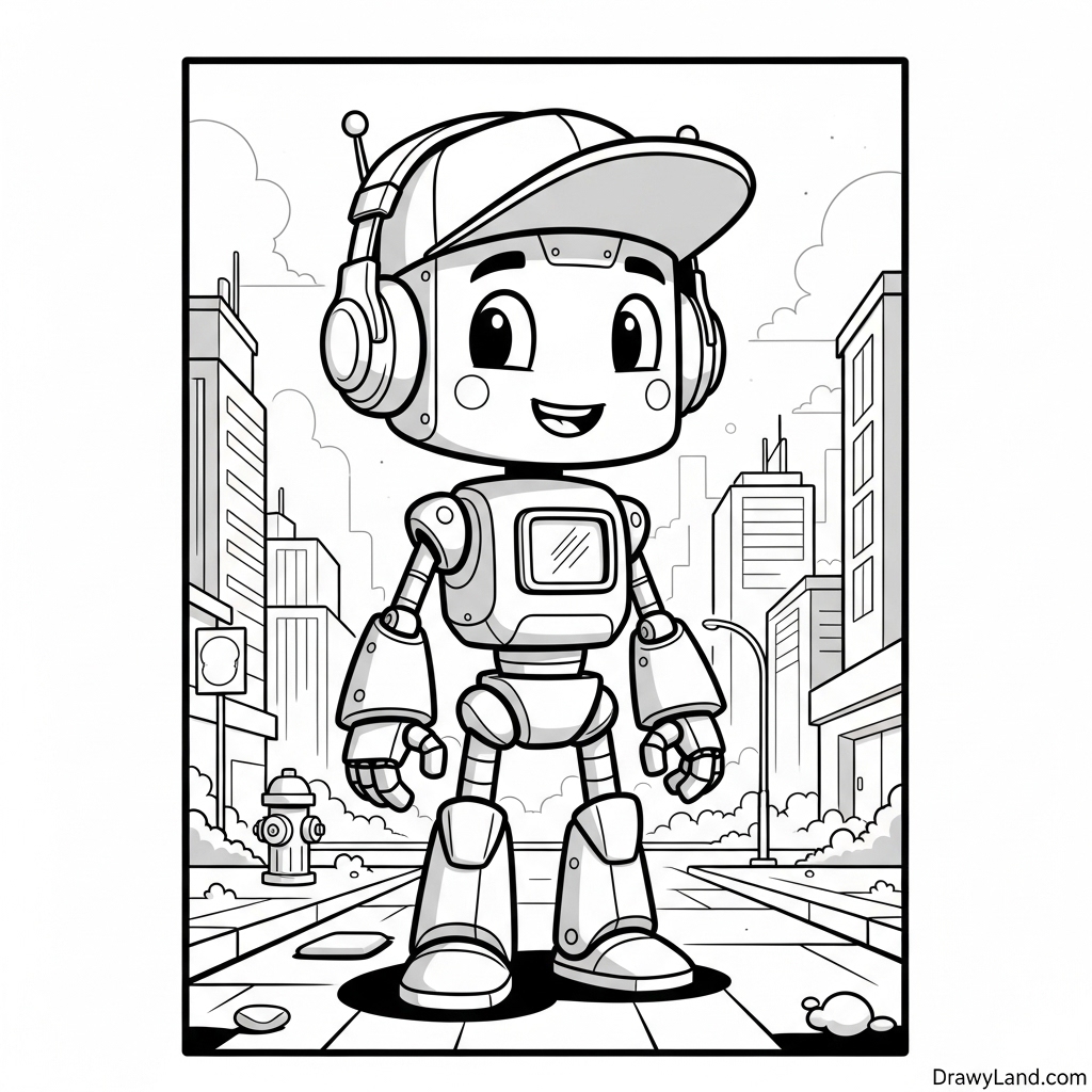 kid-friendly street art coloring pages for the classroom