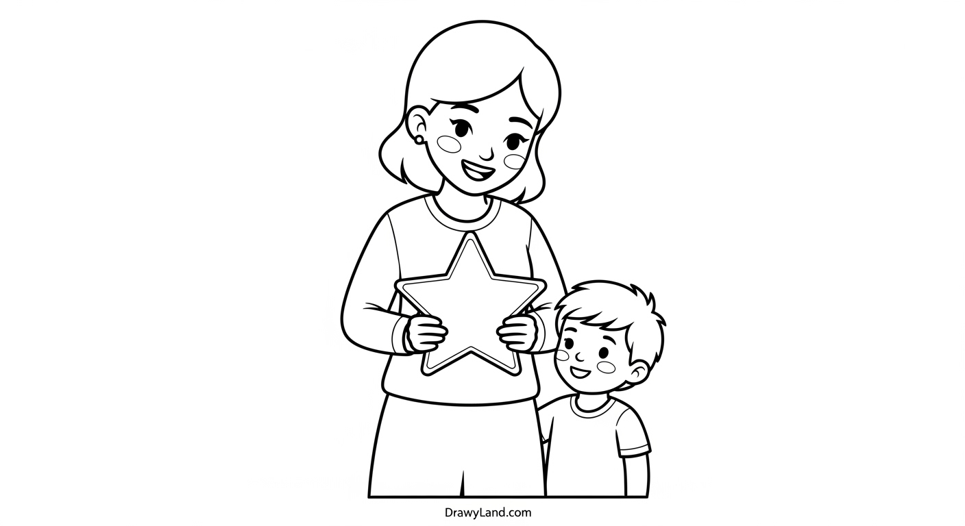 Free Printable I Love You Mom Coloring Pages Best Mom Ever coloring sheet award for kids