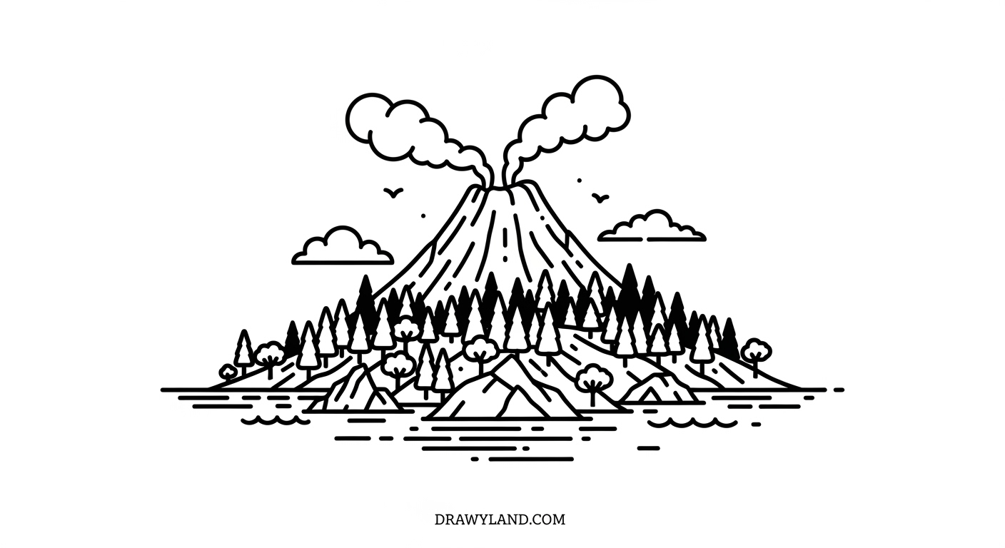 Free Printable Island Coloring Pages for Little Explorers island coloring pages with a friendly sea turtle