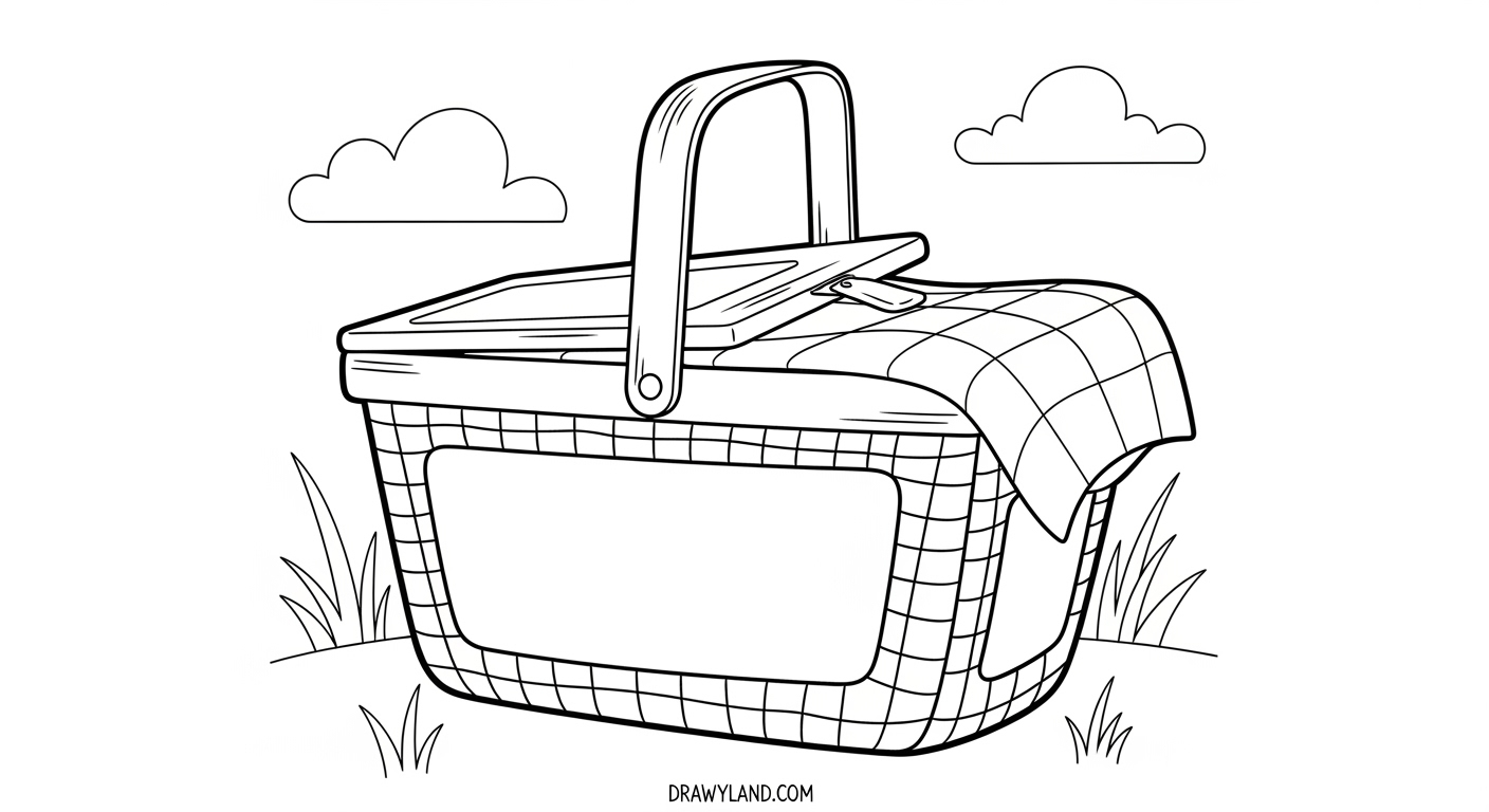 Free Printable July Coloring Pages for Kids easy july coloring sheet for toddlers with a sun