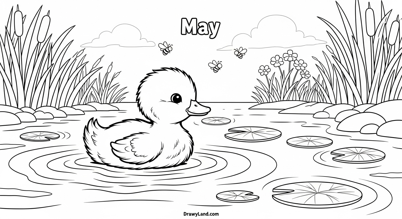Free Printable Months of the Year Coloring Pages Autumn seasonal coloring pages for each month of July and August
