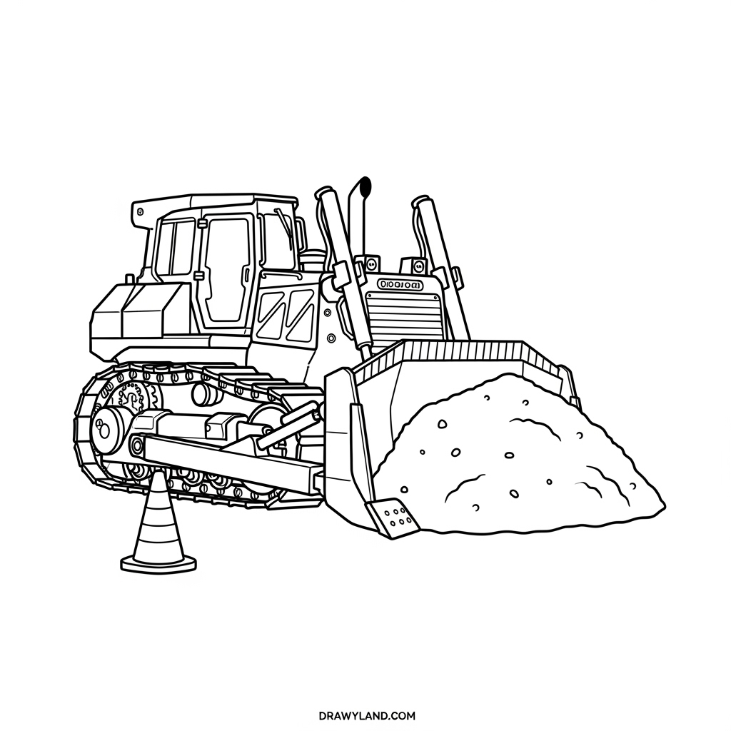 printable dump truck coloring pages of construction vehicles