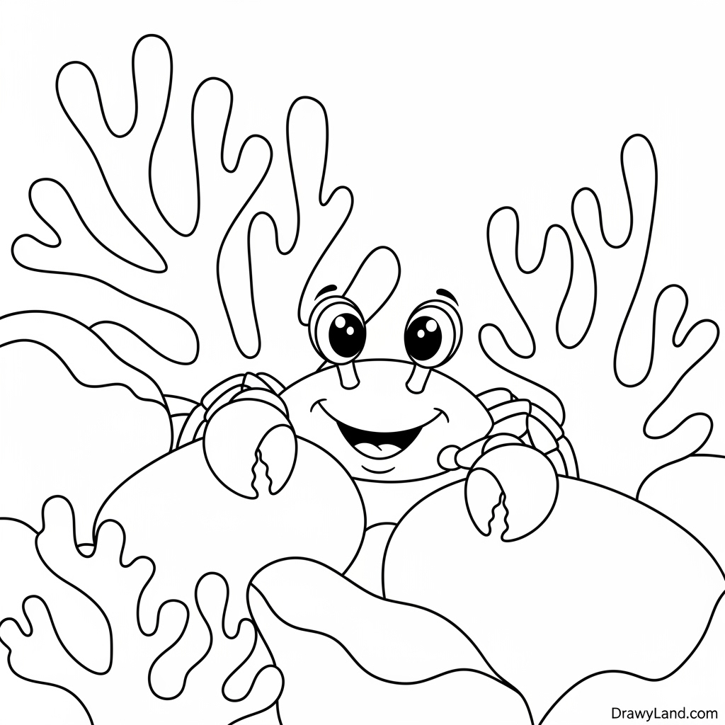 finding nemo inspired coloring pages of coral scene