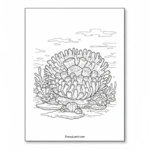 coloring pages of coral 7
