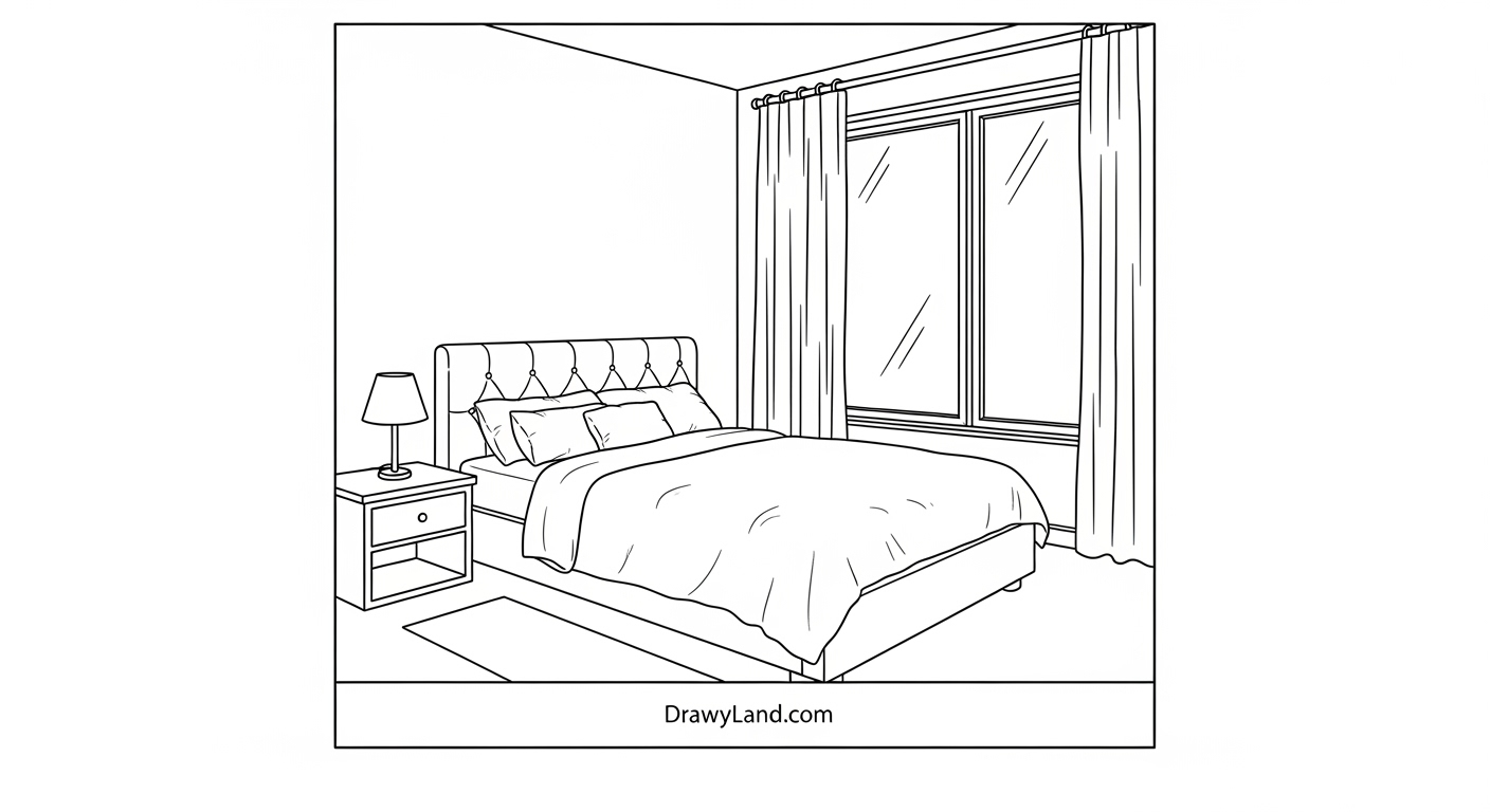 Free Printable Coloring Pages of Homes my home coloring sheet with a garden