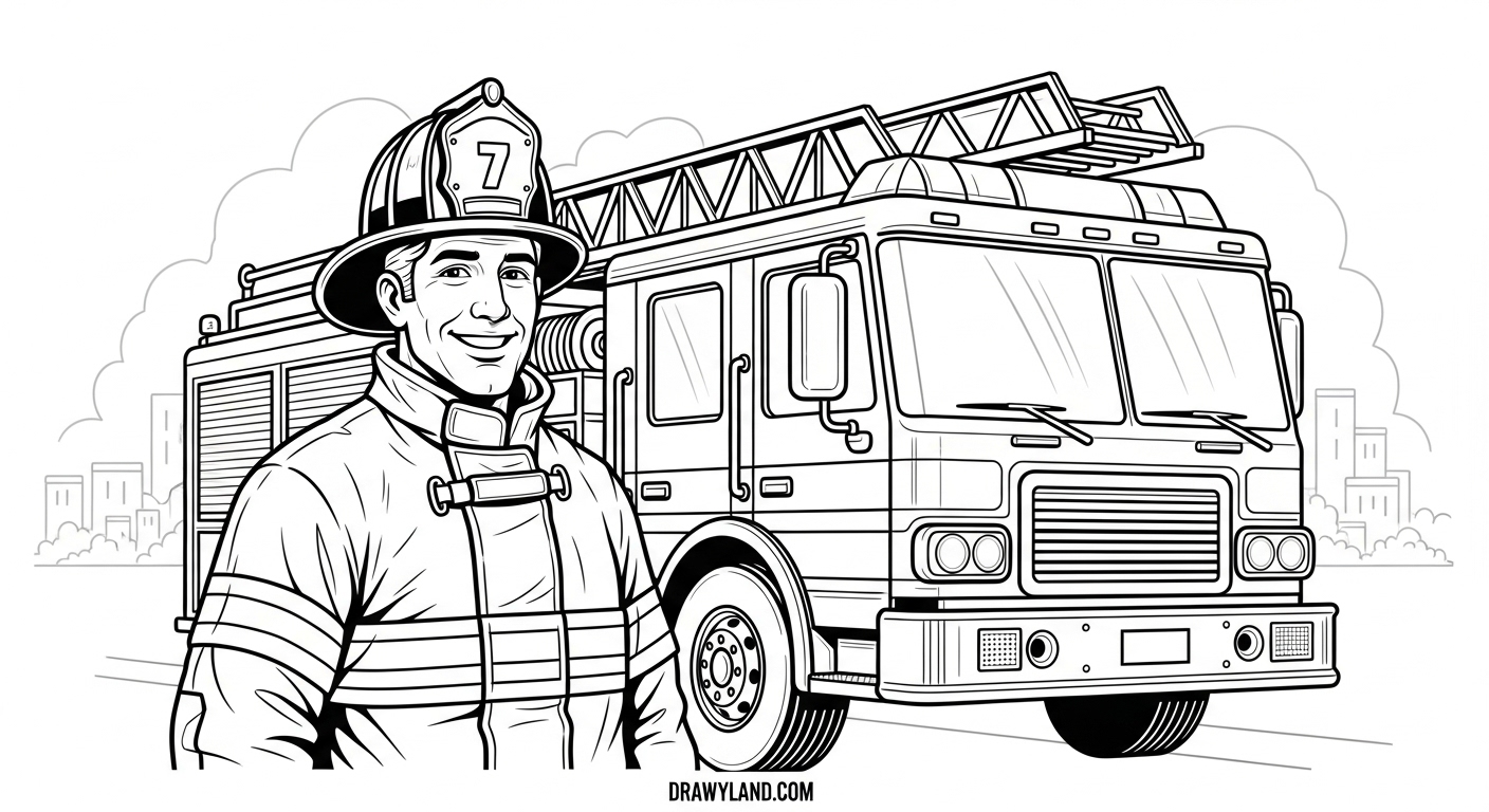 Free Printable Coloring Pages of People Friendly doctor and teacher community helpers to color
