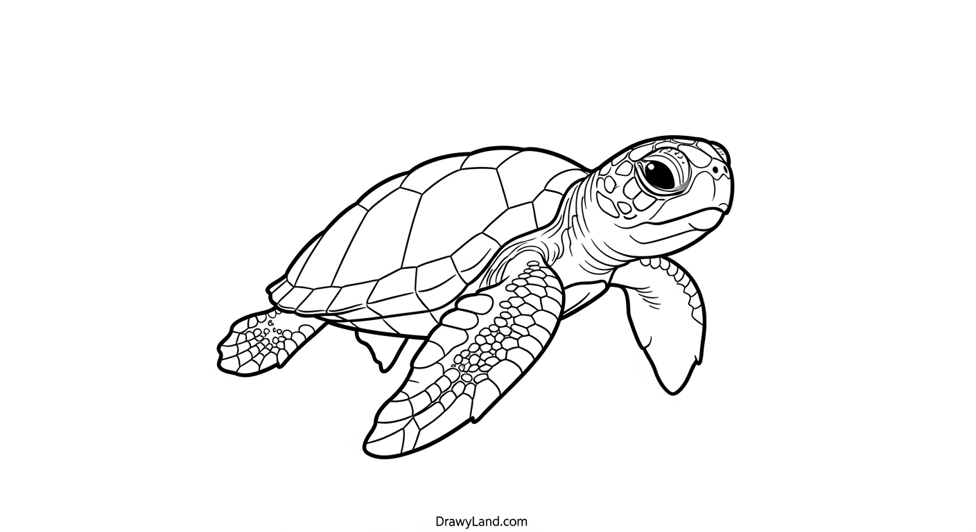 Free Printable Coloring Pages of Turtles Printable turtle pictures to color with fun details