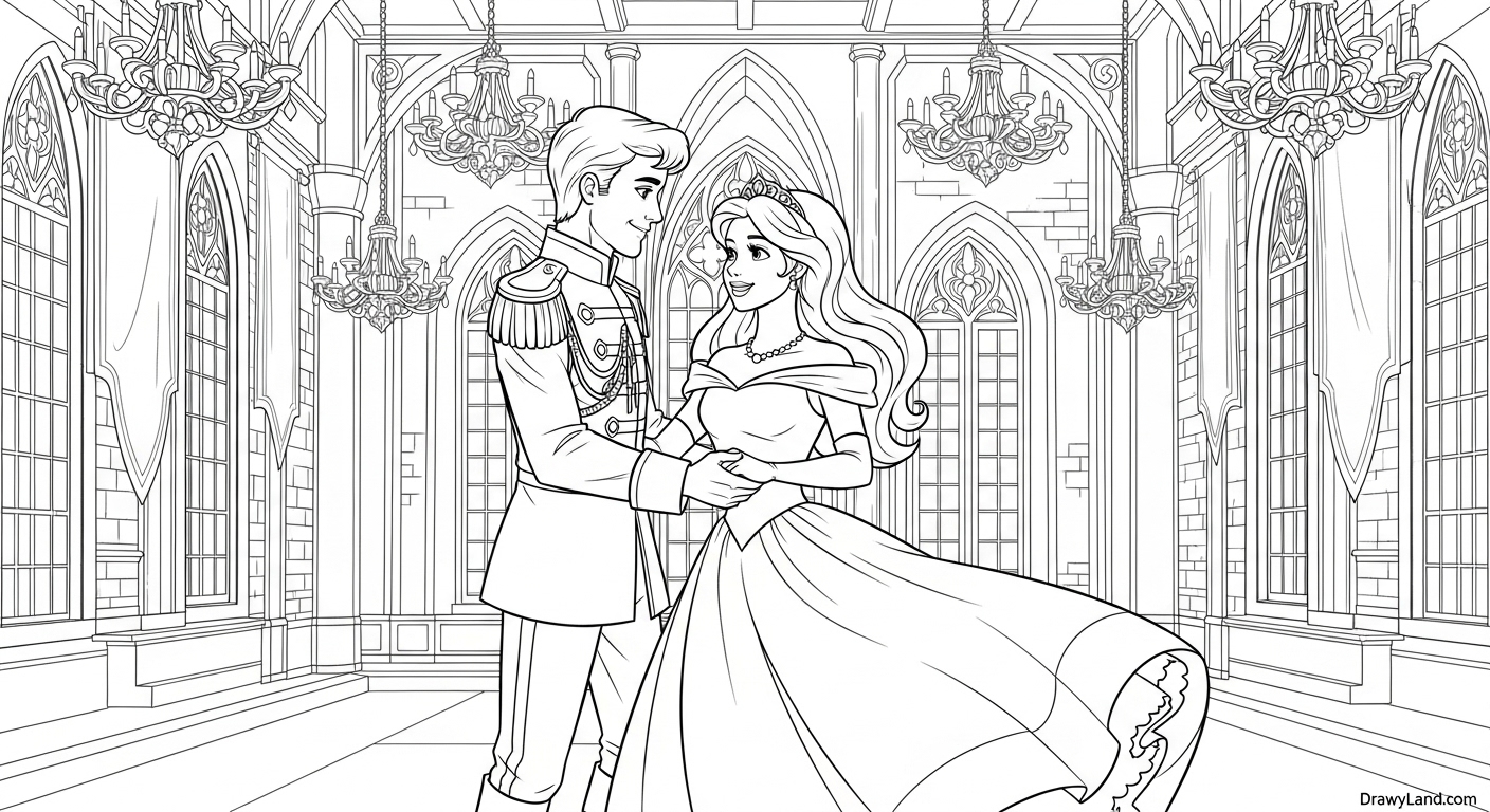 Free Printable Prince Coloring Pages a young prince with a crown coloring sheet