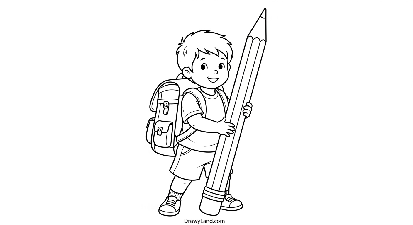 Free Printable September Coloring Pages for Kids simple september coloring sheet for preschool crafts