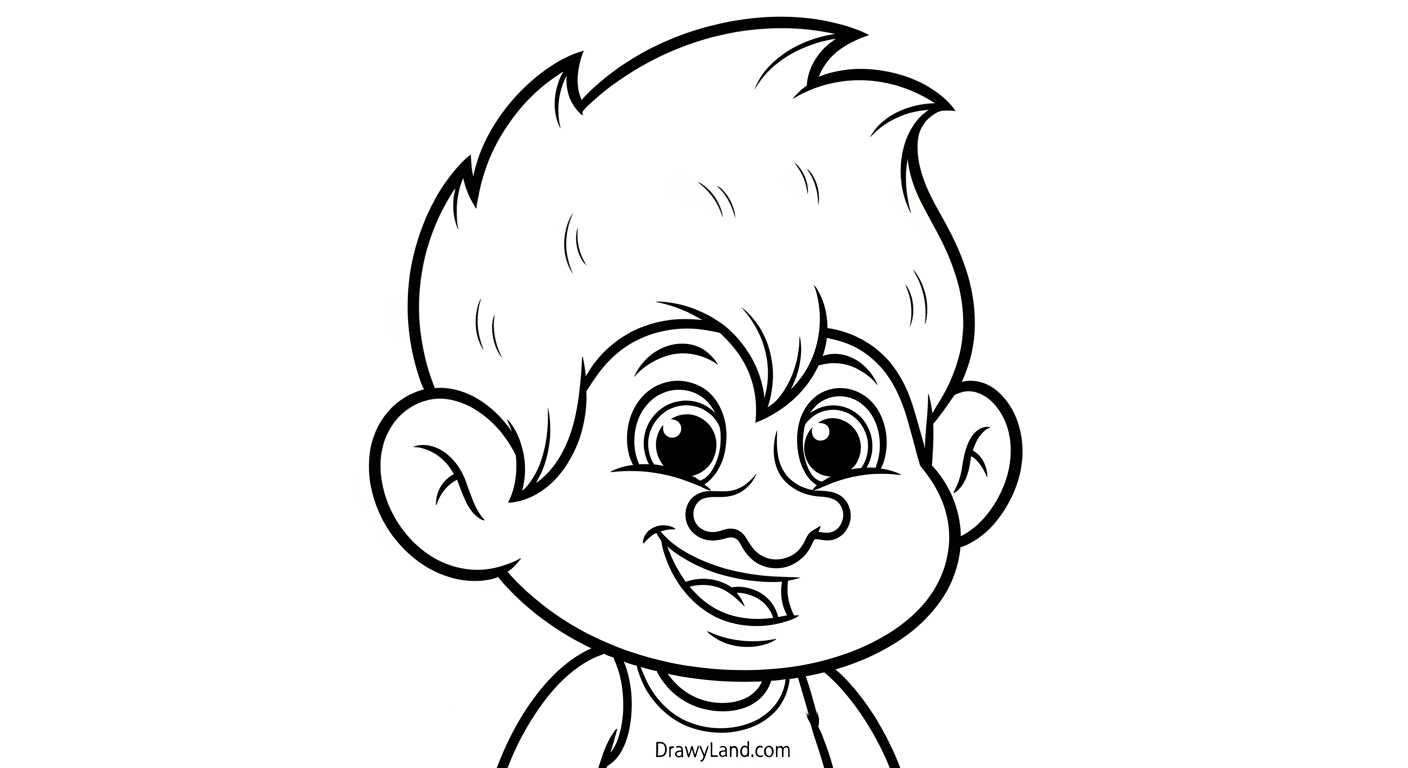 Free Printable Trolls Coloring Pages Free printable coloring pages Trolls for kids