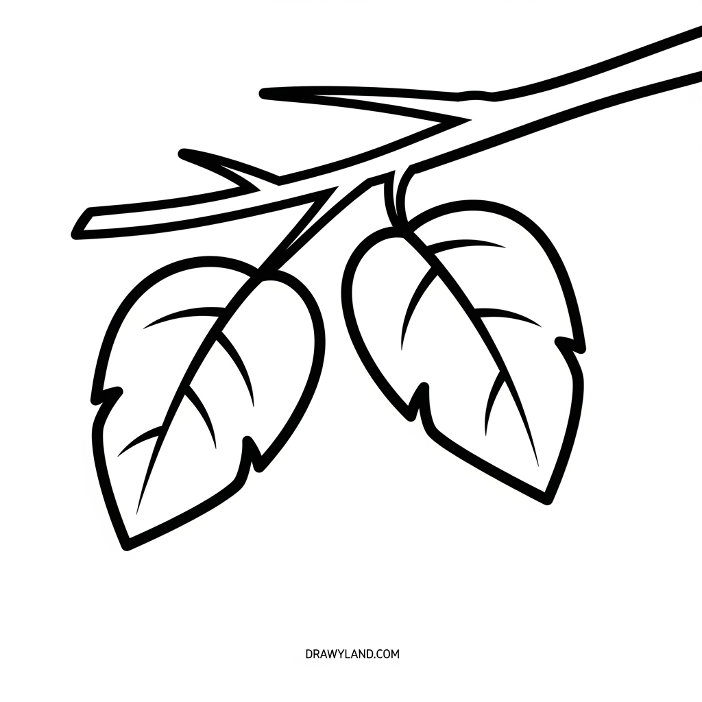 Child developing fine motor skills with coloring pages with leaves