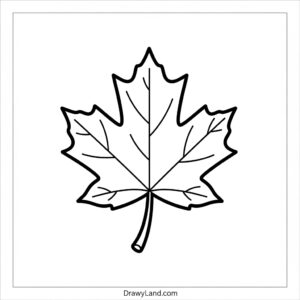 coloring pages with leaves 7