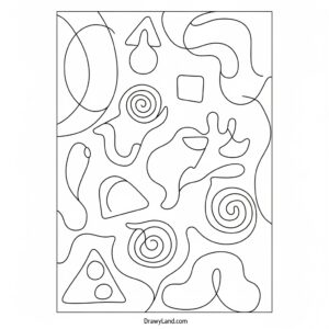 coloring sheets abstract 7
