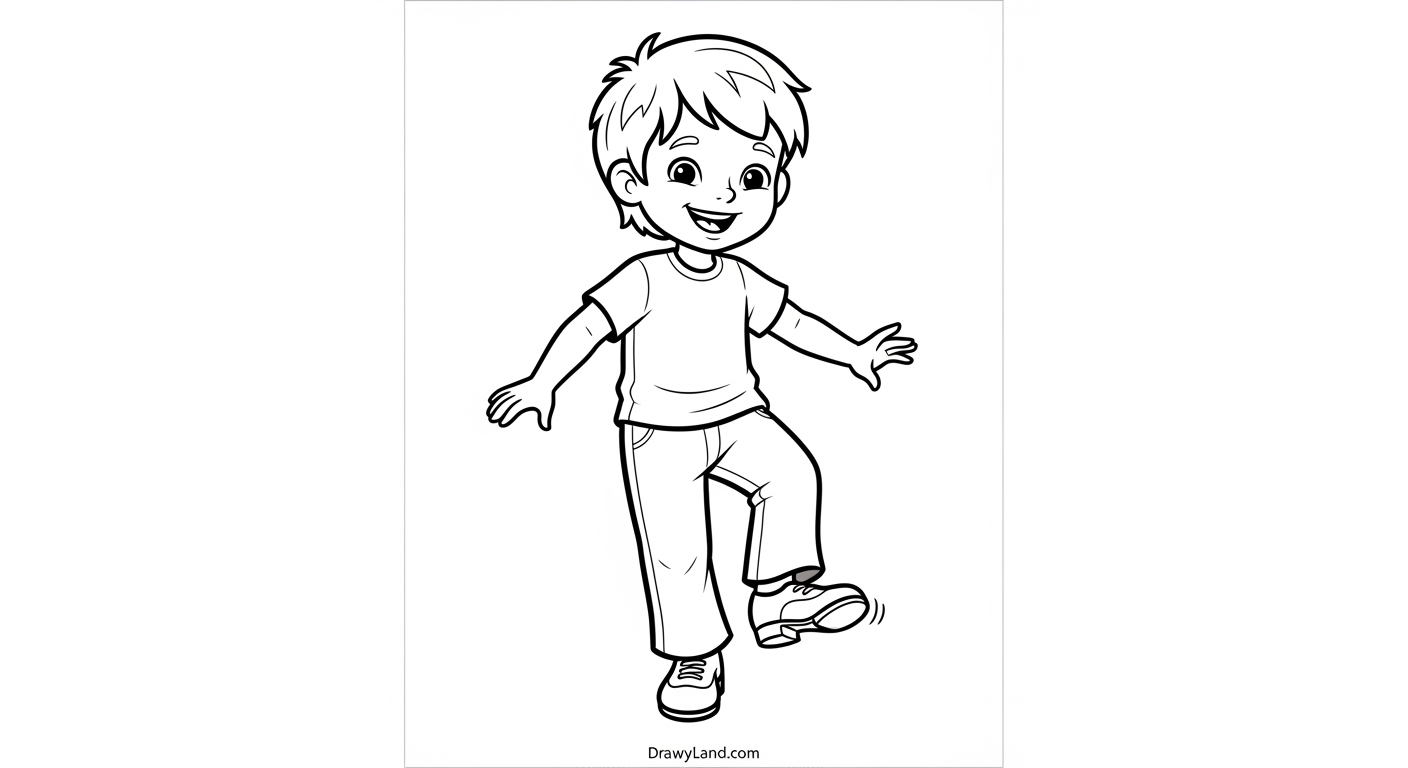 Free Printable Dance Coloring Sheets for Little Kids free printable hip hop dancer coloring sheets