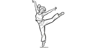 coloring sheets dance 3
