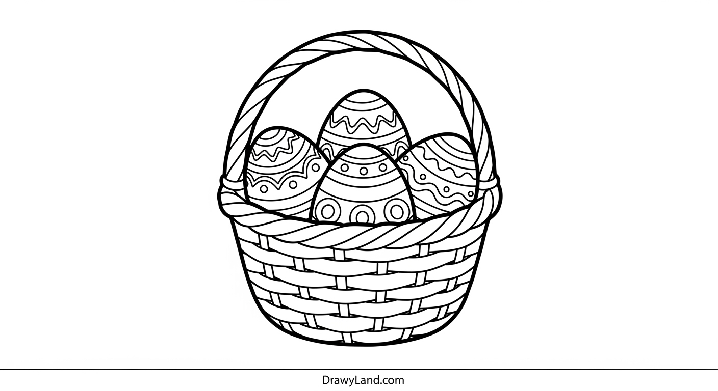 Free Printable Easter Coloring Sheets for Kids Cute easy Easter coloring page of a bunny
