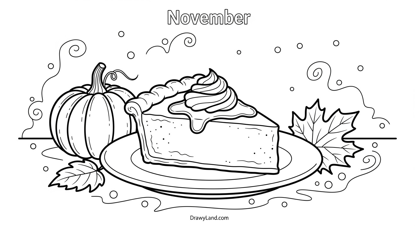 Free Printable November Coloring Sheets for Kids Cute squirrel gathering nuts coloring page for preschool
