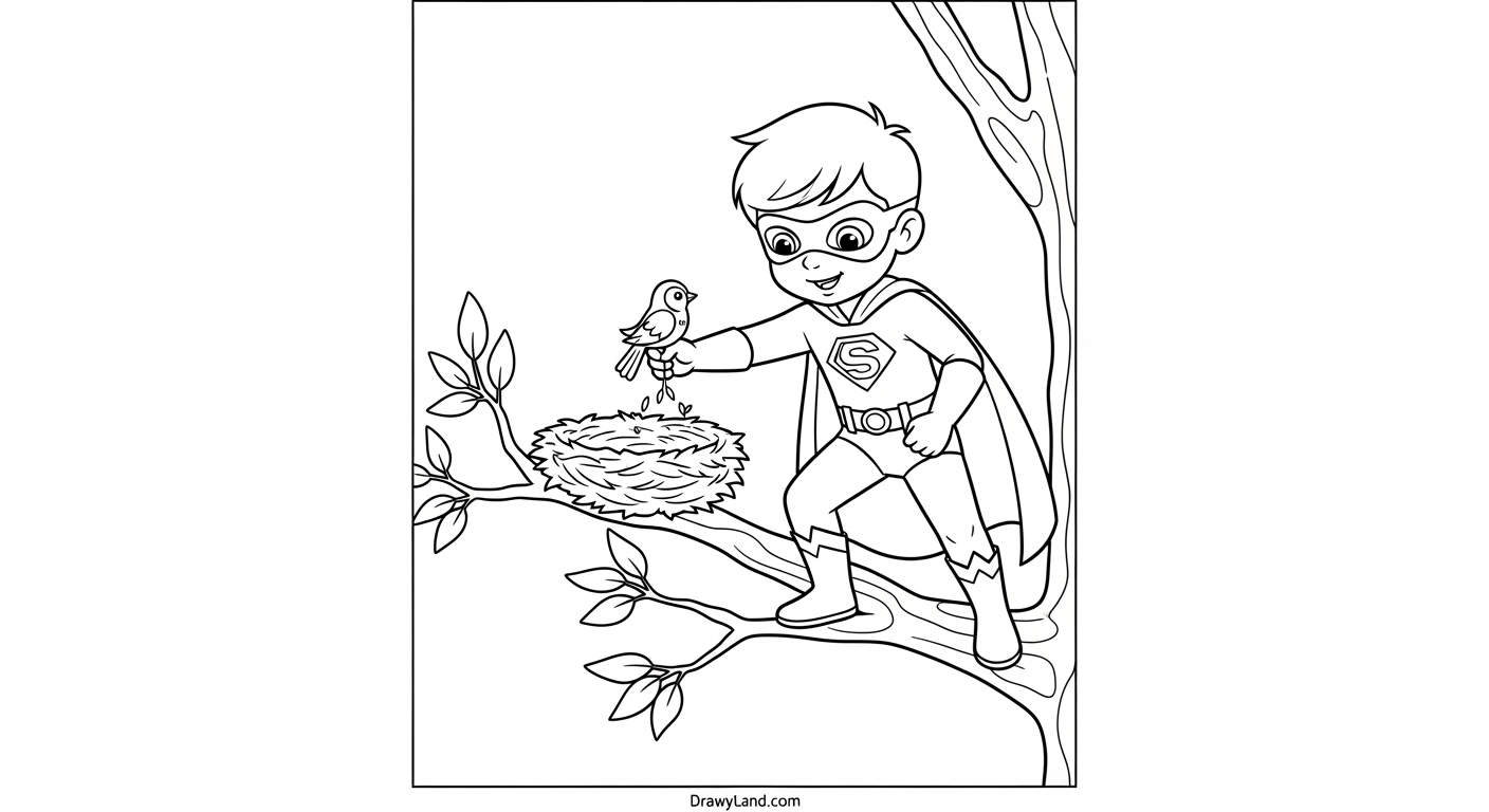 Free Printable Coloring Sheets of Superheroes easy coloring sheets of superheroes for preschoolers