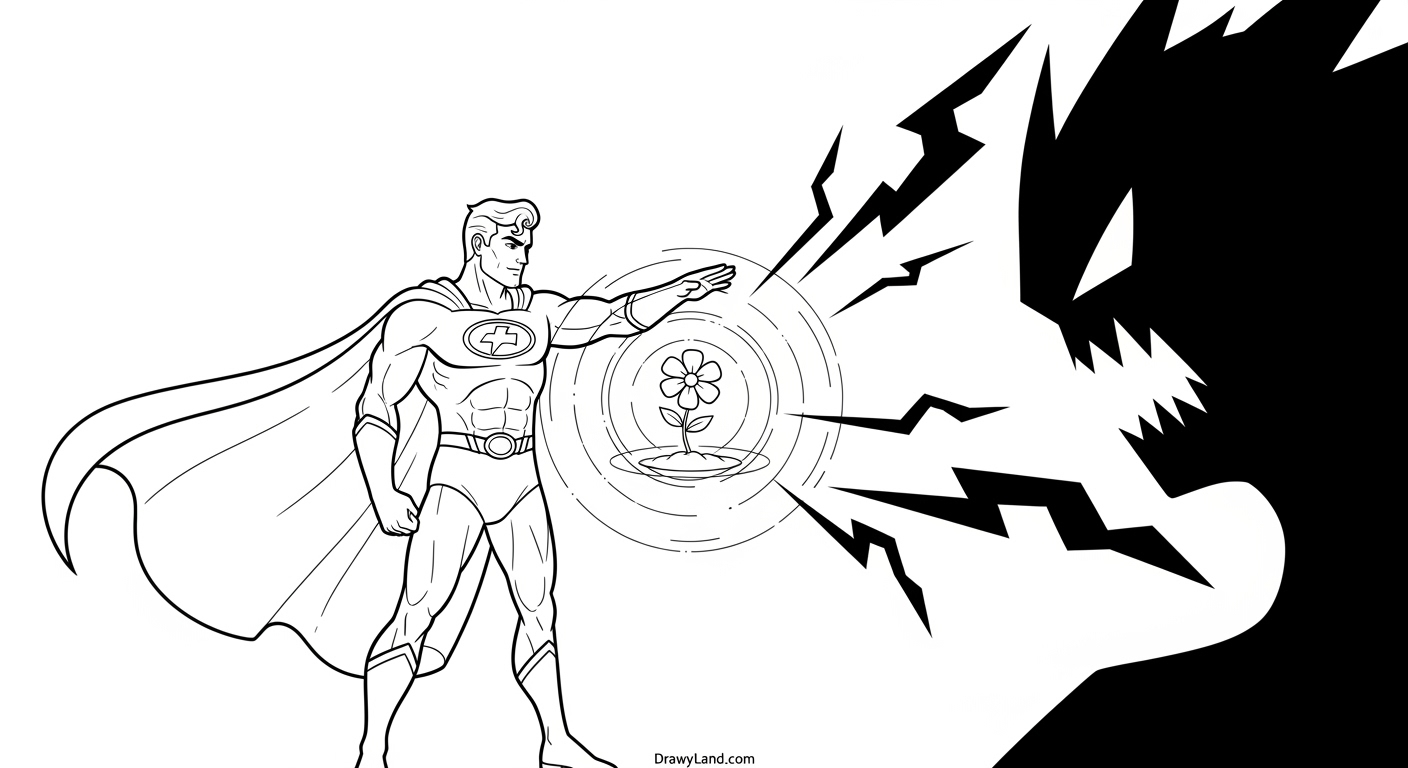 Free Printable Coloring Sheets of Superheroes fun superhero craft using coloring sheets