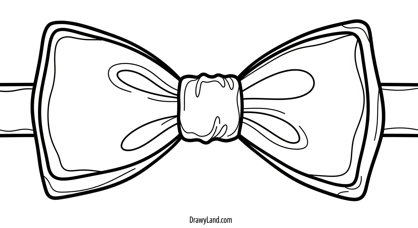 Free Printable Coloring Ties for Kids whimsical bow tie coloring sheet for preschoolers