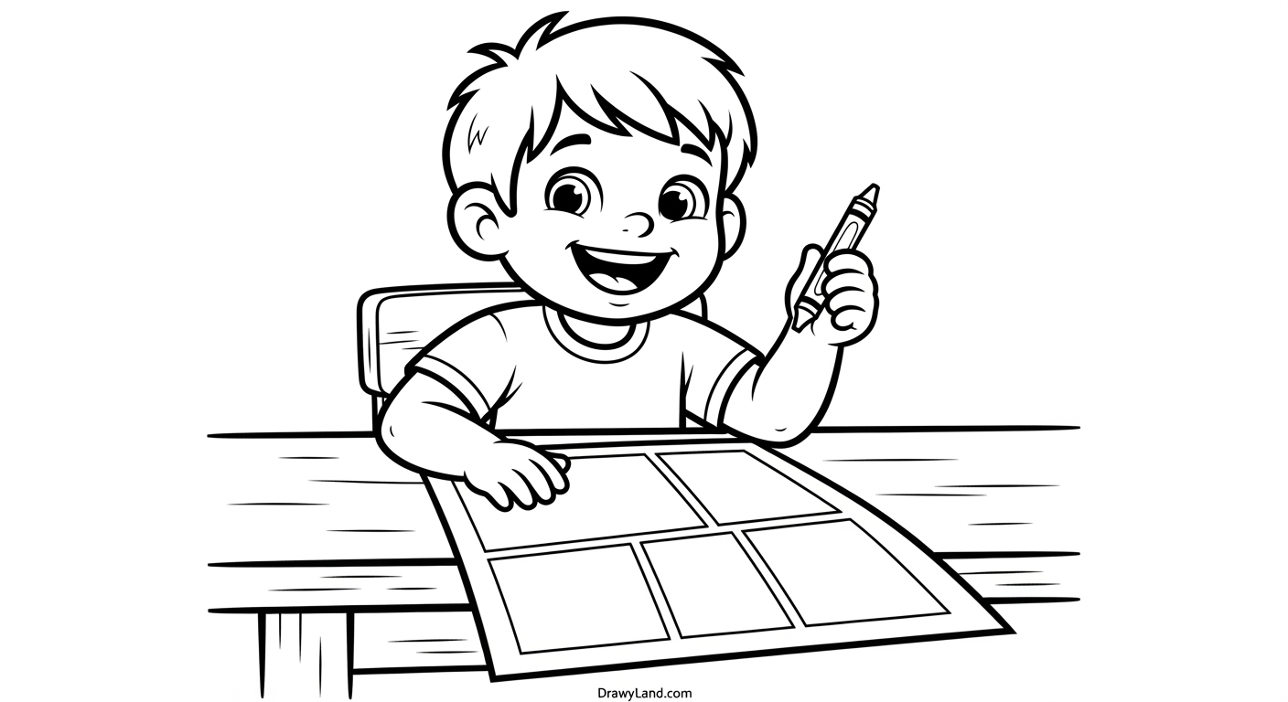 Free Printable Comic Coloring Pages for Kids cute cartoon comic strip printables