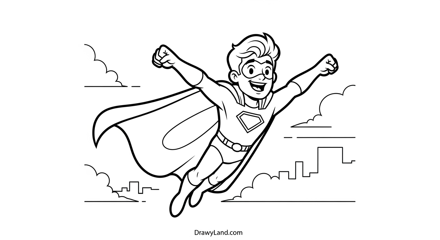 Free Printable Comic Coloring Pages for Kids printable comic coloring pages for kids