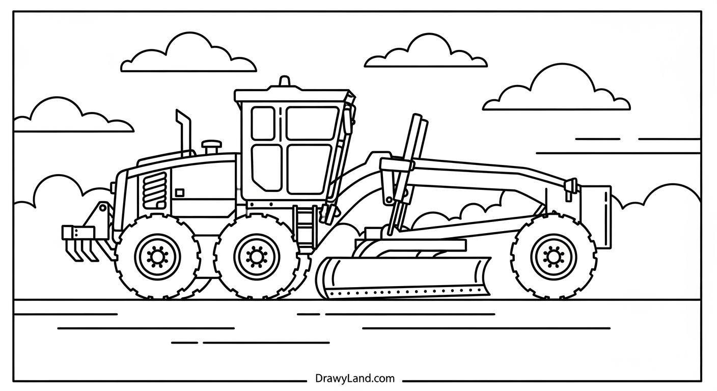 Free Printable Construction Coloring Sheets for Kids detailed building site construction coloring sheet
