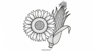 Free Printable Corn Coloring Page for Kids corn coloring page 7