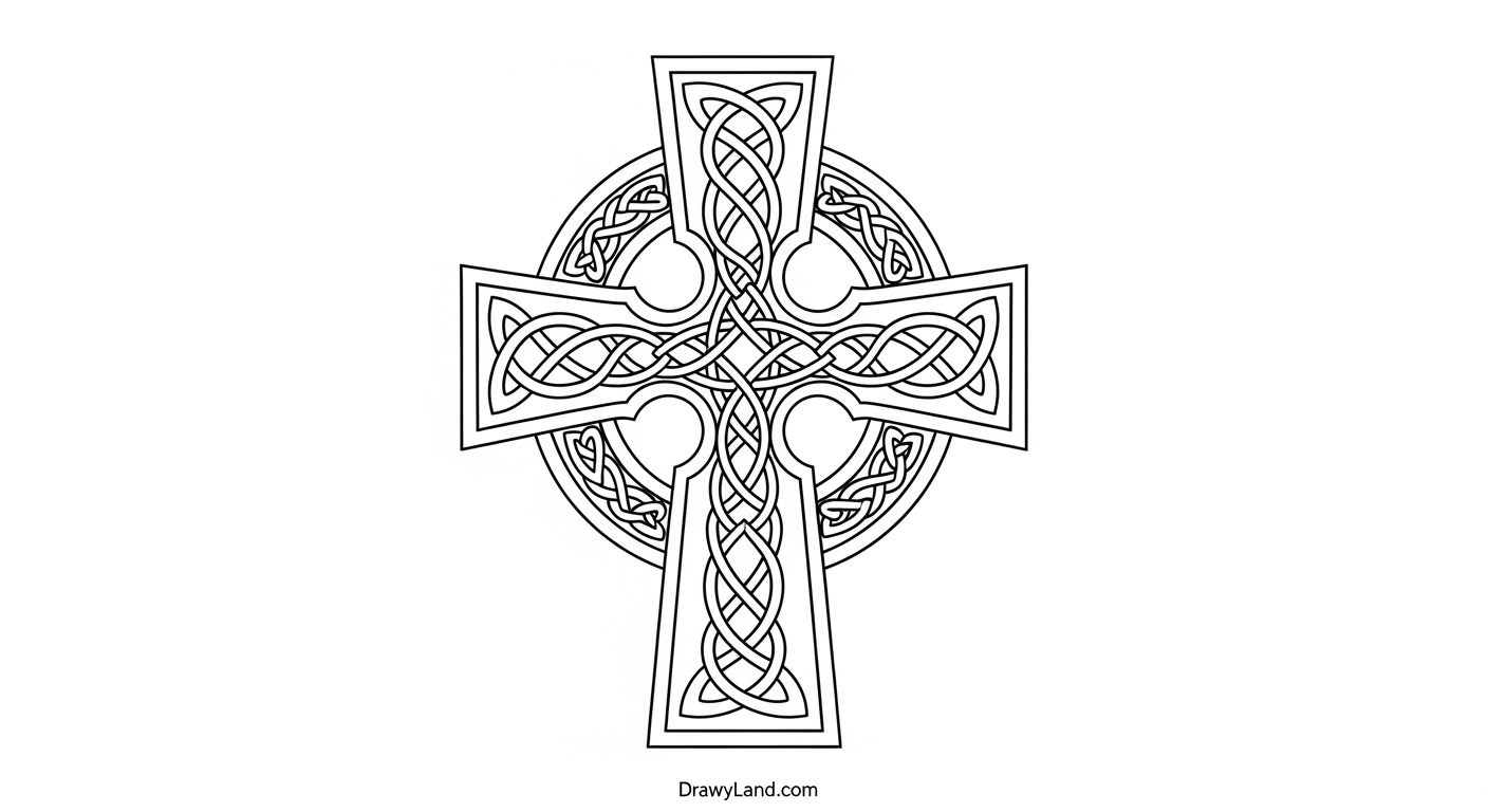 Free Printable Cross Coloring Pages for Kids Bible themed printable cross coloring pages for children
