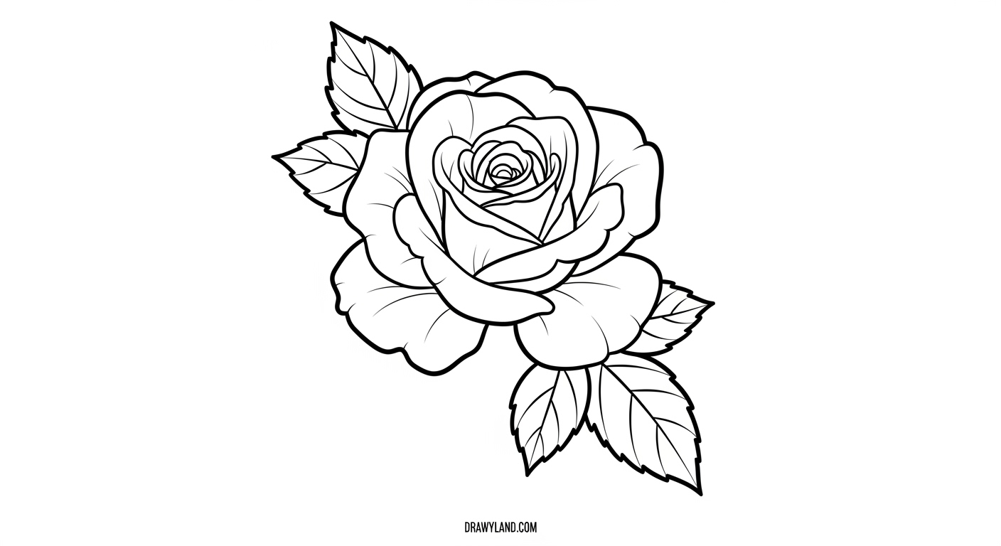 Free Printable Cute Flower Coloring Pages easy cute flower coloring pages for toddlers