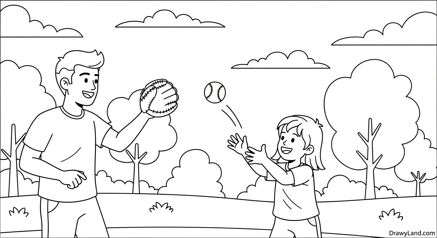Free Printable Dad Pictures to Color for Kids Happy Father's Day coloring sheet for kids