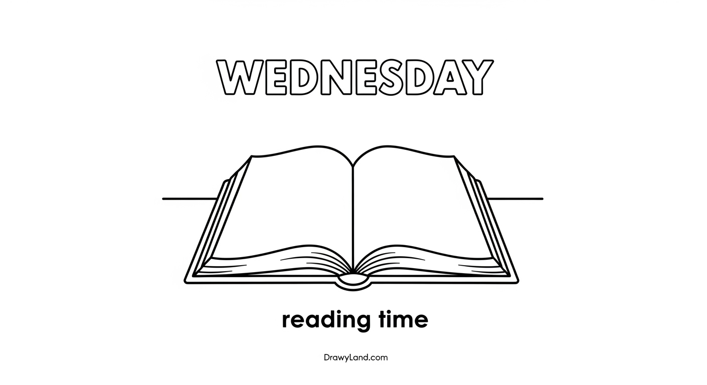 Free Printable Days of the Week Coloring Pages Monday days of the week coloring pages for preschoolers