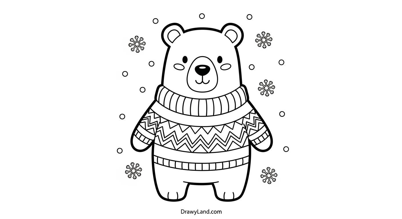 Free Printable December Coloring Pages cute december coloring pages featuring Santa Claus