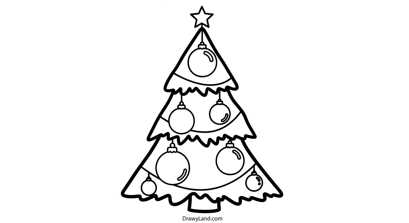 Free Printable December Coloring Pages december holiday lights coloring page for preschoolers