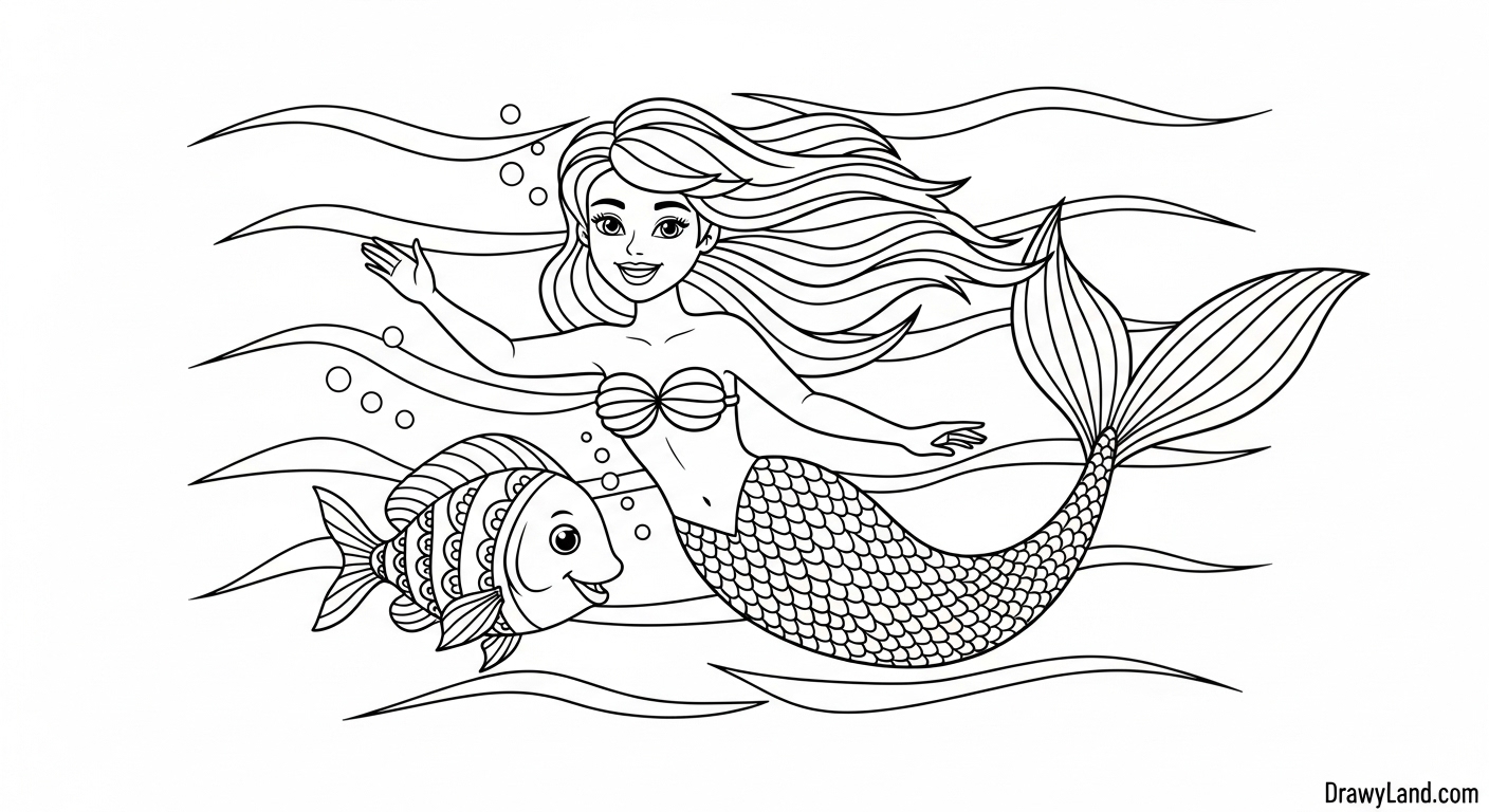 Your Free Disney Coloring Book PDF: Printable Pages for Kids a free disney coloring page of princess cinderella for kids