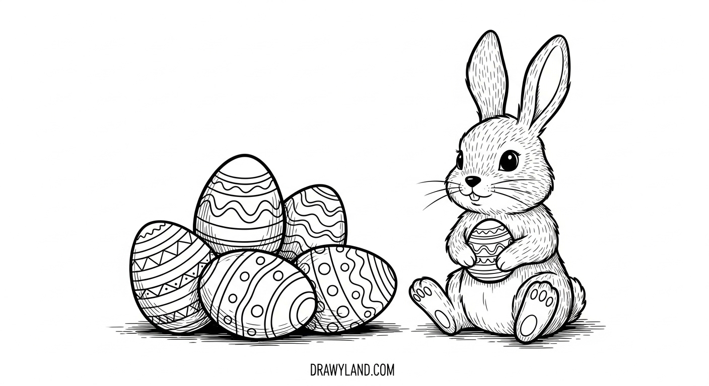 Free Printable Disney Easter Color Pages for Kids Winnie the Pooh Easter basket coloring page