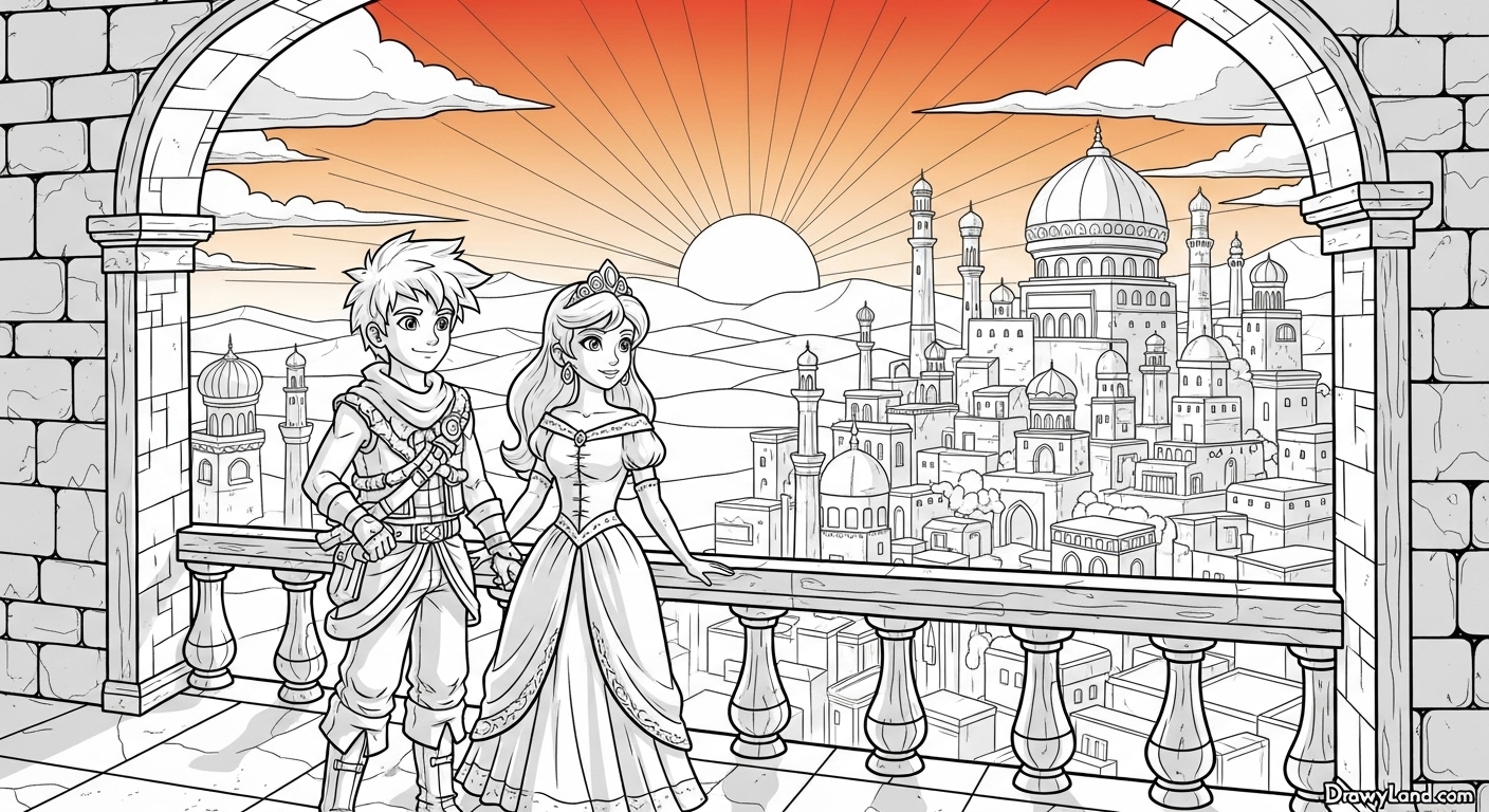 Free Printable Disney Princess Jasmine Coloring Pages princess jasmine palace life coloring for kids