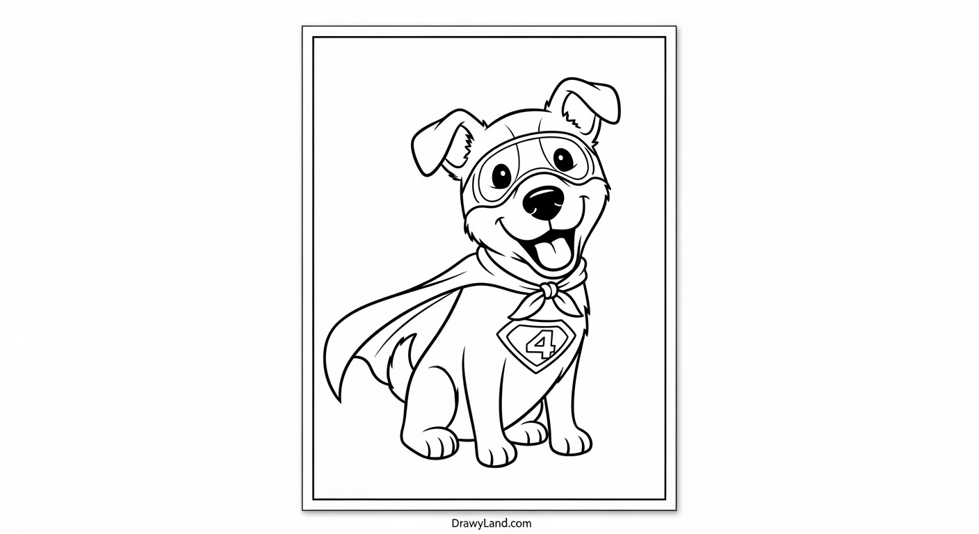 Free Printable Dog Man Coloring Pages & Coloring Sheets Chief and Zuzu from Dog Man coloring sheet