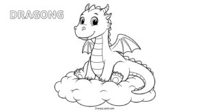 Free Printable Dragons to Color for Creative Kids dragons to color 7