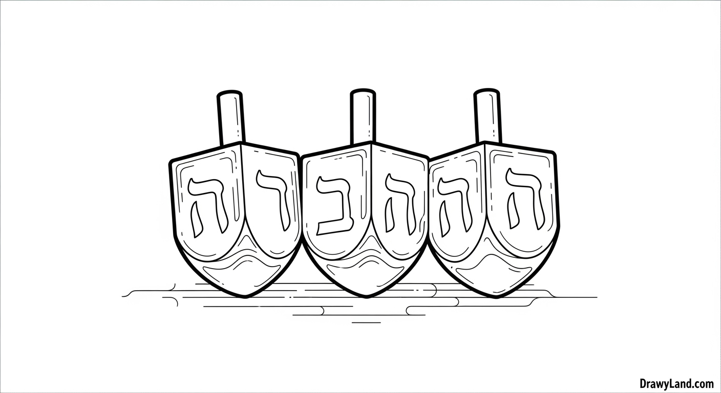 Free Printable Dreidel Coloring Page for Kids dreidel template printable for crafting