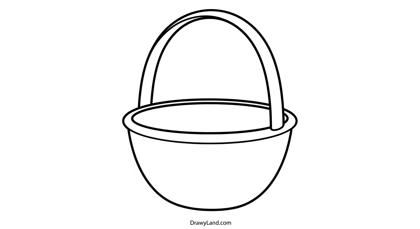 Free Printable Easter Basket Color Sheet for Kids preschool easter basket color sheet craft idea