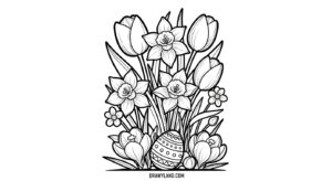 Free Printable Easter Coloring Pages for Kids easter coloring sheets for adults 7