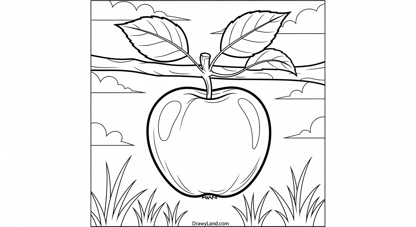 Free Printable Easy Fall Coloring Pages for Kids toddler fall coloring pages with autumn leaves and acorns