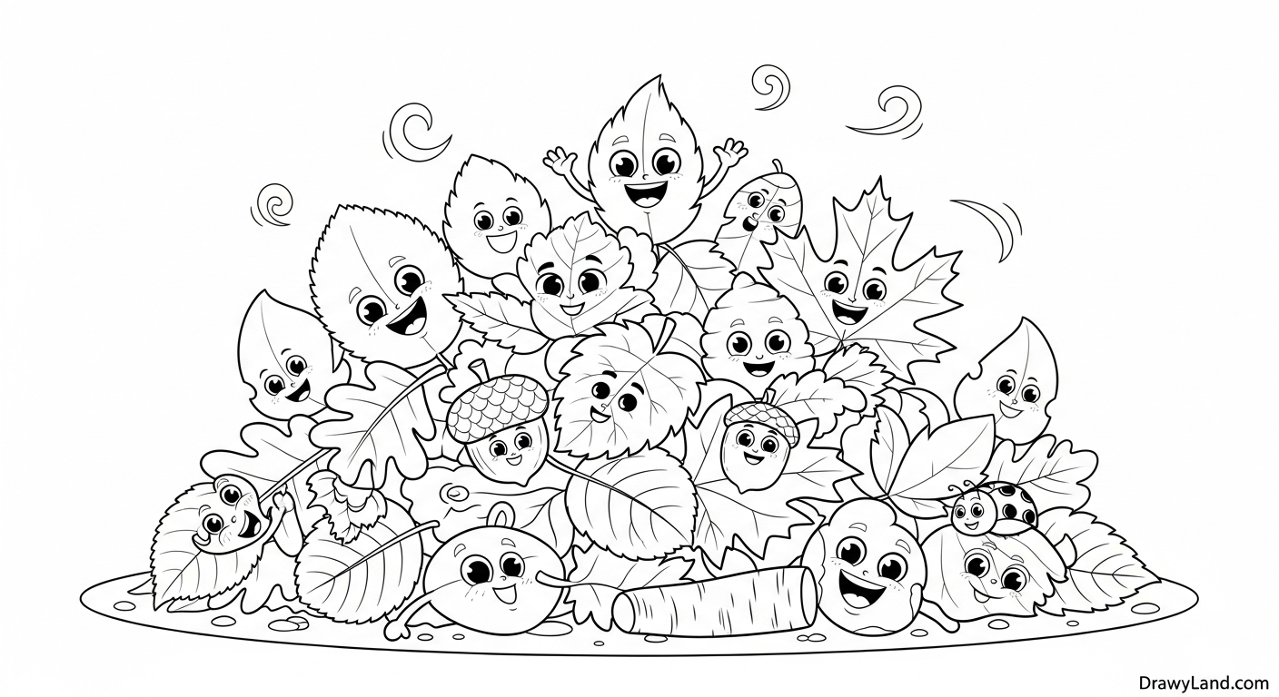 Free Printable Easy Fall Coloring Pages for Kids cute squirrel with an acorn easy fall coloring sheet for kids