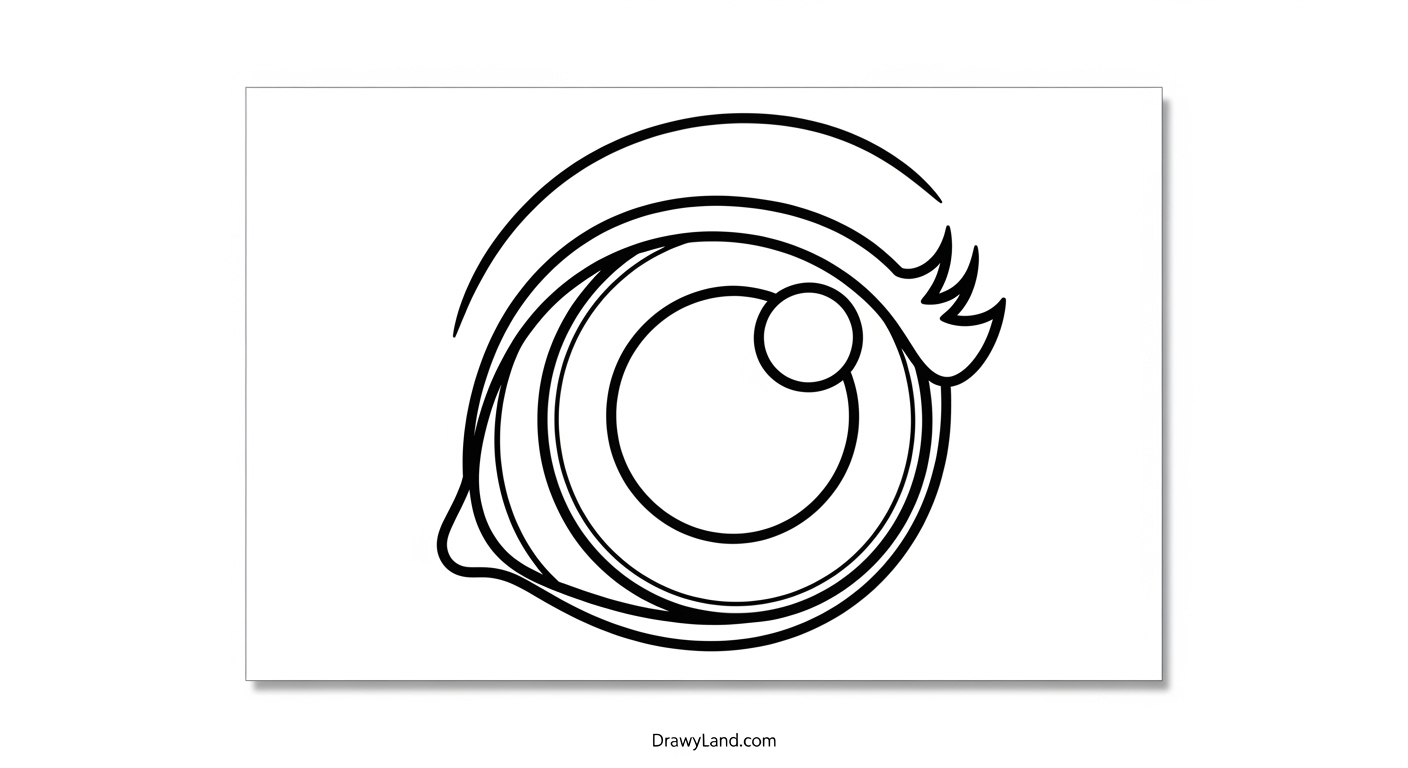 Free Printable Eye Coloring Pages child coloring a human face with detailed eyes