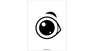 Free Printable Eye Coloring Pages eye coloring pages 7